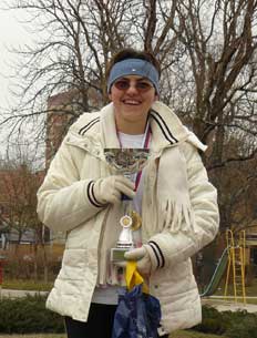Karolina Madaras, pobednica maratona.